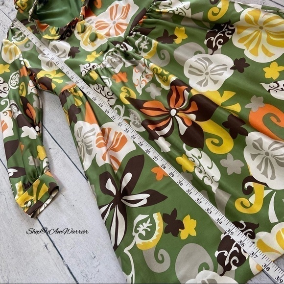 J. Crew Collection rare silk twill Bahia floral ruffle dress *shop@iamwarrior - Picture 13 of 17